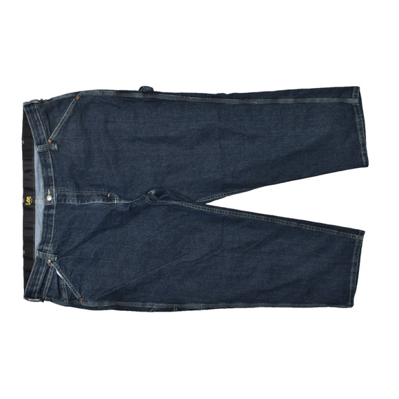 Lee Big & Tall Size 48x28 Men's Loose Fit Carpenter Jeans Dark Wash Blue Cotton - Picture 1 of 8